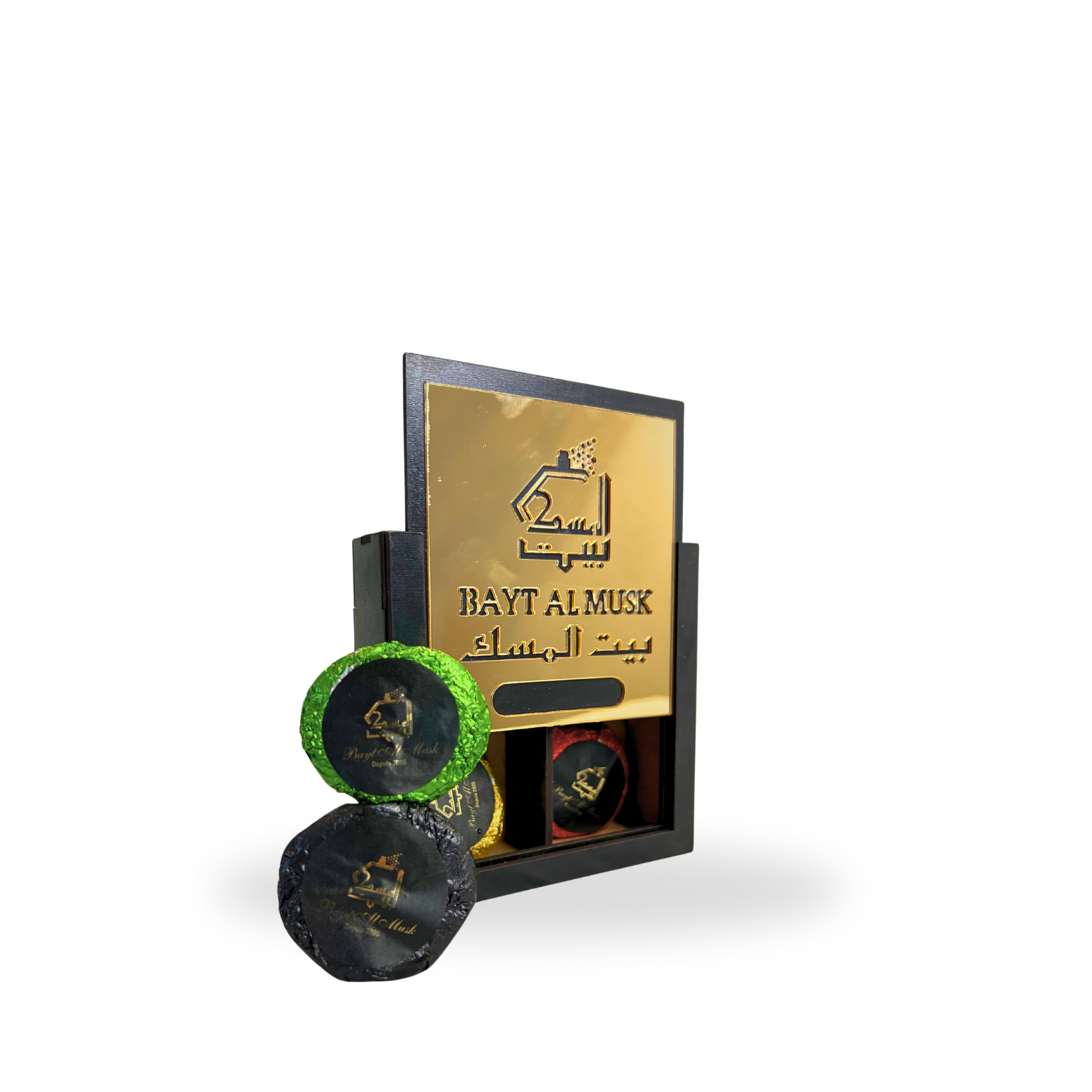 Bukhur Maamoul - 4 piéces - zher - sandal - l'oud - musk aswad