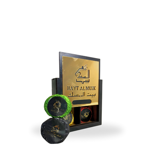 Bukhur Maamoul - 4 piéces - zher - sandal - l'oud - musk aswad