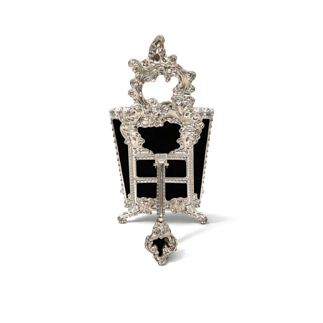 Coffret Qur’an Décoratif Signature – Édition Kaaba Argentée