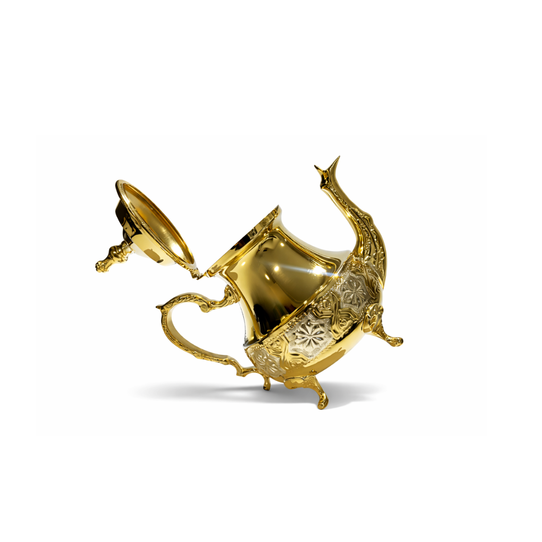 Théière Marocaine Signature – Édition Or Royal