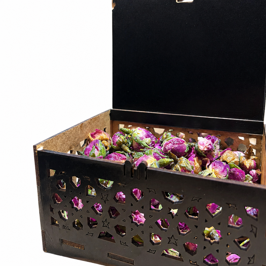 بخور الورد المعطر الطبيعي  - بيت المسك