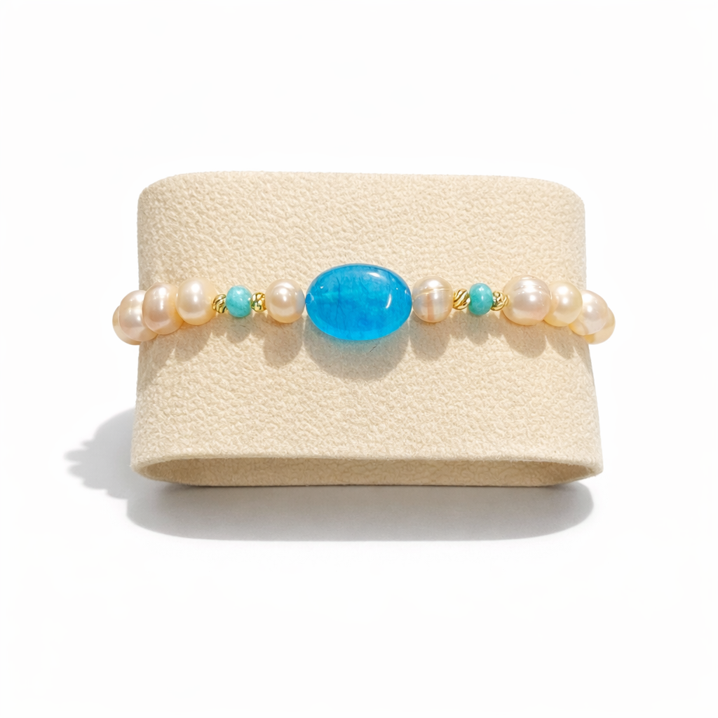 Bracelet Azur perlé